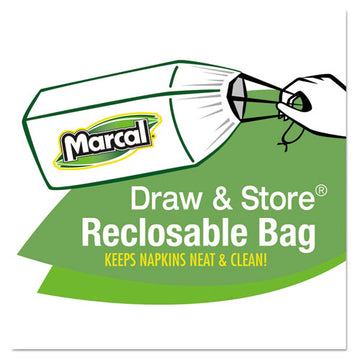 Marcal® 100% Recycled Lunch Napkins, 1-ply, 11.4 X 12.5, White, 400-pack freeshipping - TVN Wholesale